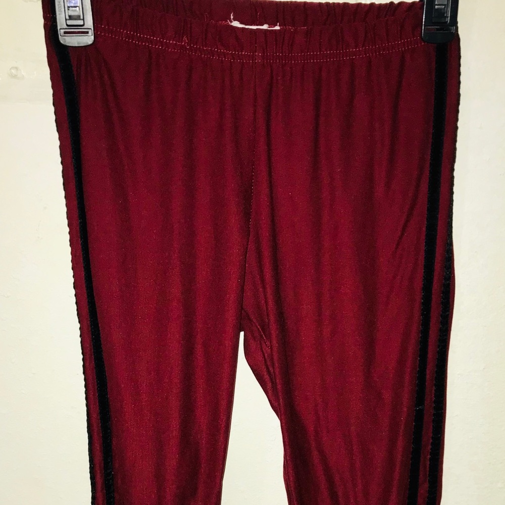 Burgundy Leggings